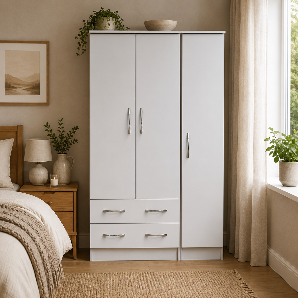 Avon Triple 2 Drawer Robe