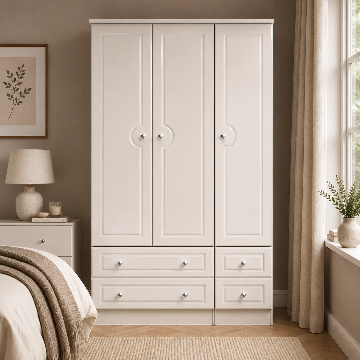 Balmoral Triple 2 Drawer + Drawer Robe