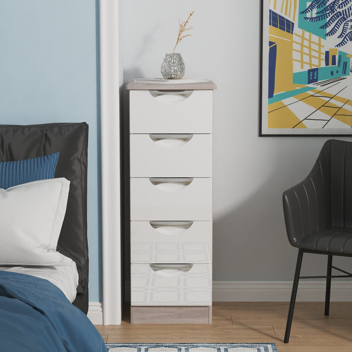 Camden 5 Drawer Locker