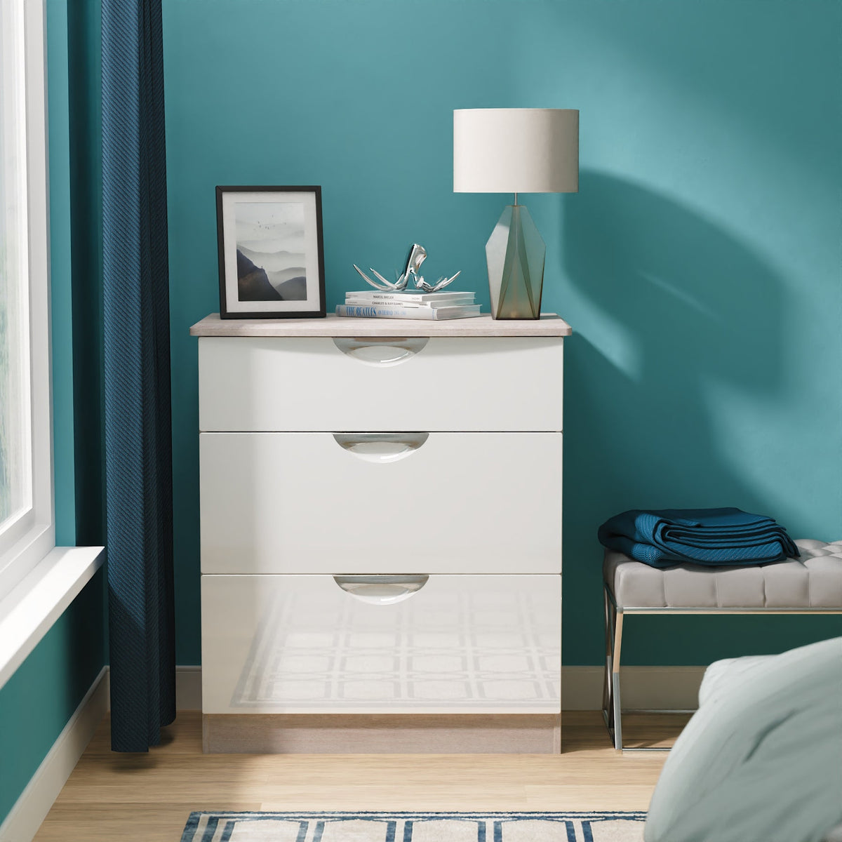Camden 3 Drawer Deep Chest