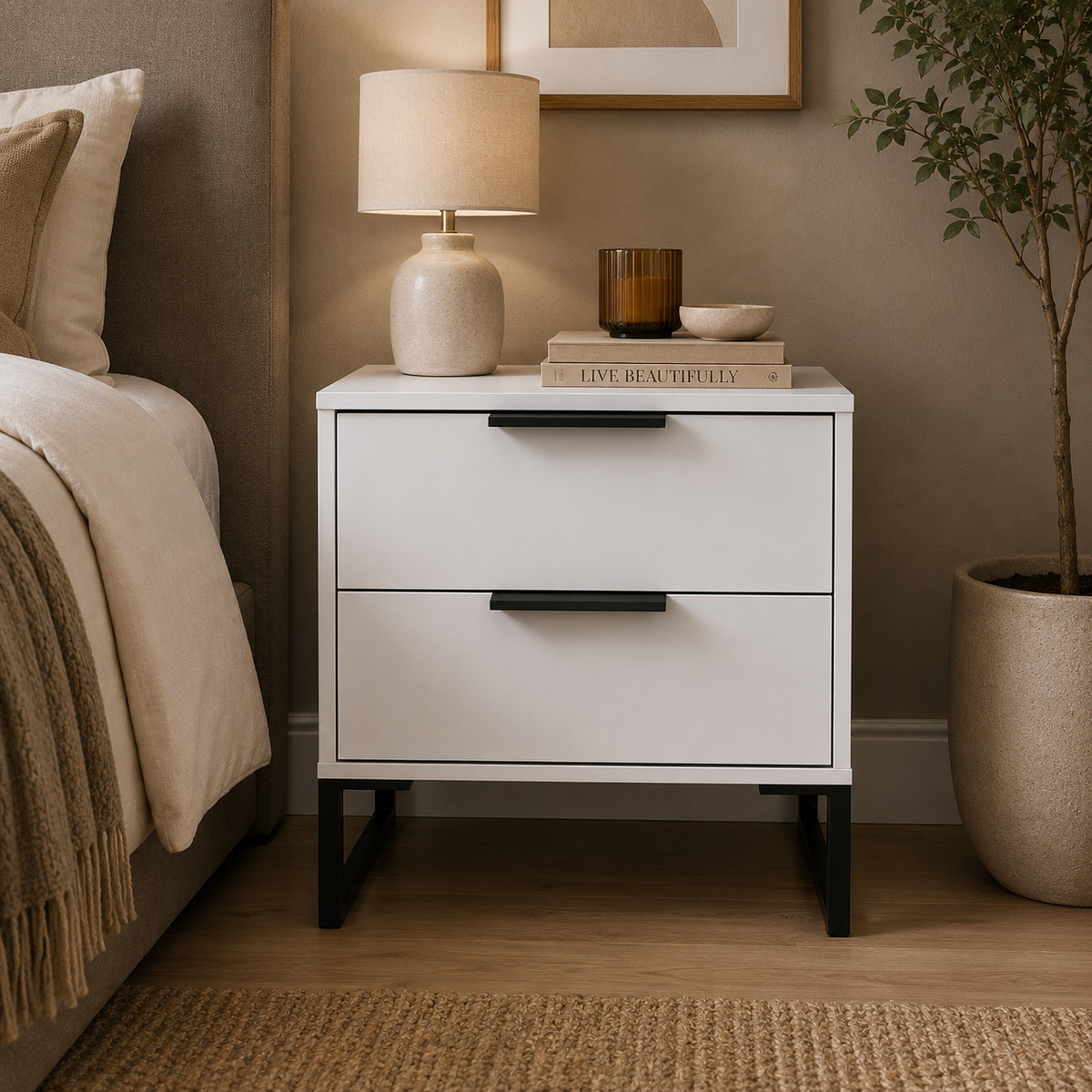 Diego Double Two Drawer Locker