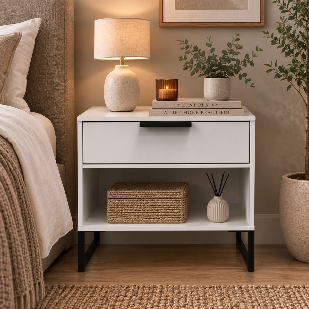 Diego Double One Drawer Midi