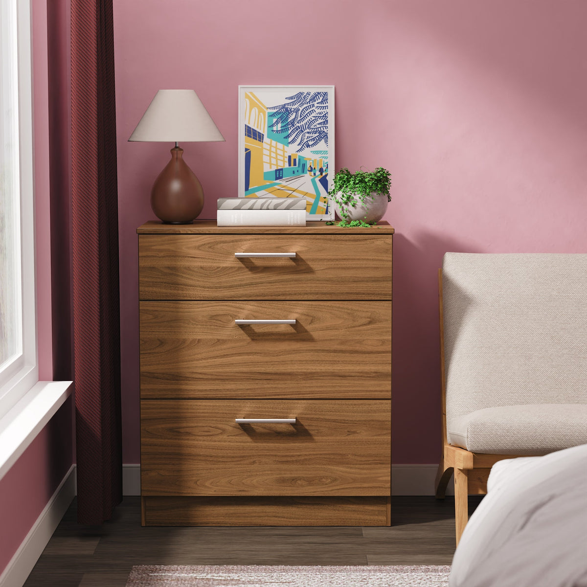 Devon 3 Drawer Deep Chest