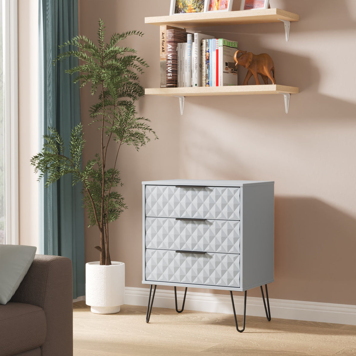 Harlequin 3 Drawer Midi Chest