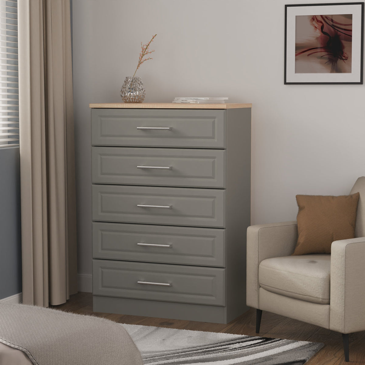 Kent 5 Drawer Chest