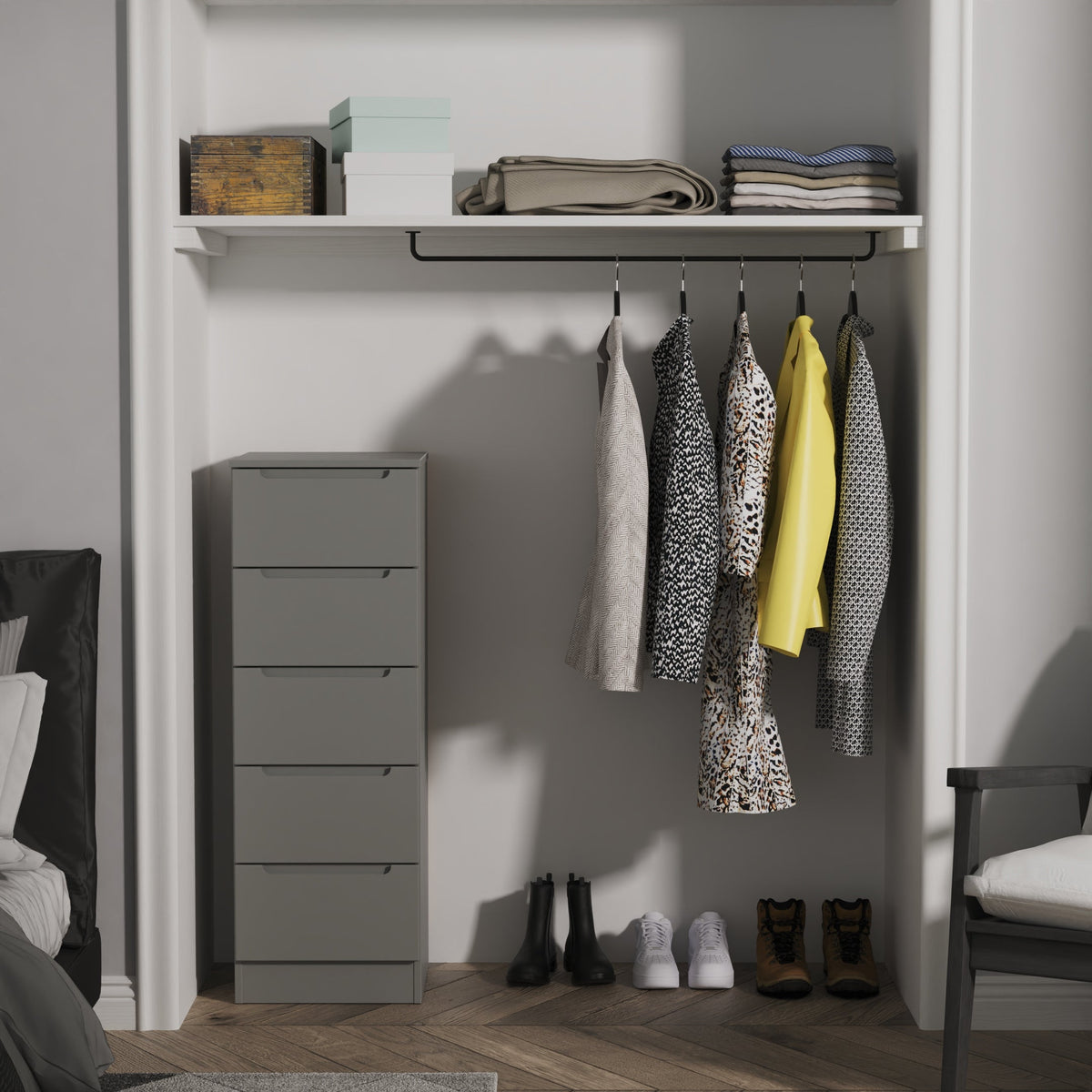 Milan 5 Drawer Locker
