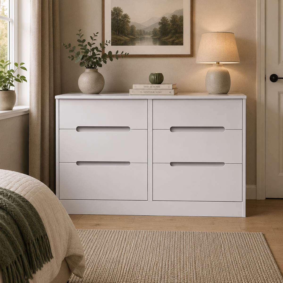 Monaco 6 Drawer Midi Chest