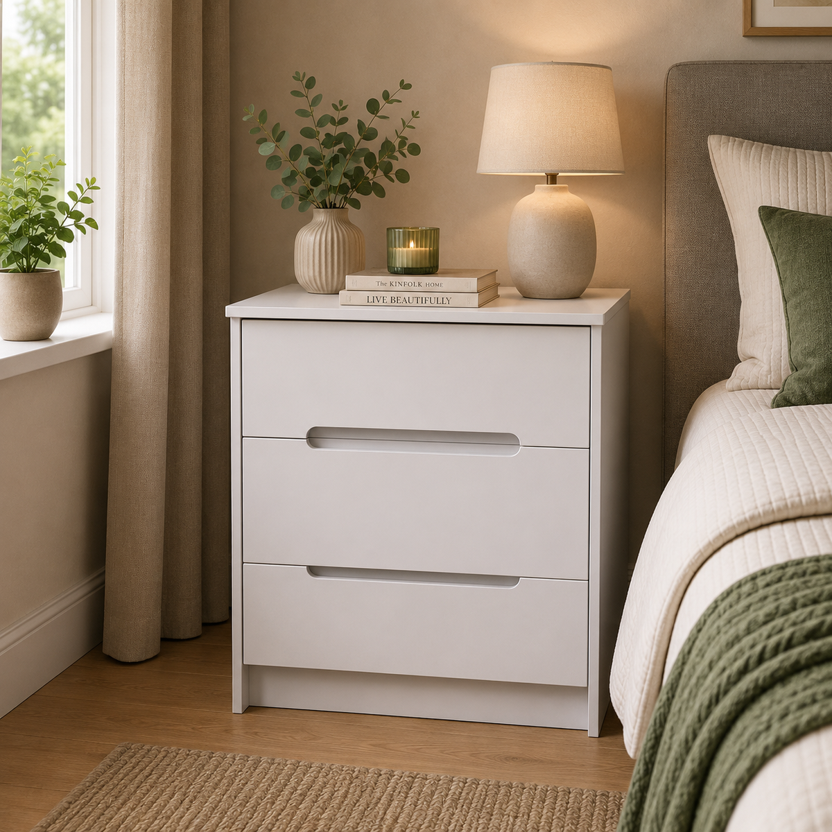 Monaco 3 Drawer Deep Chest