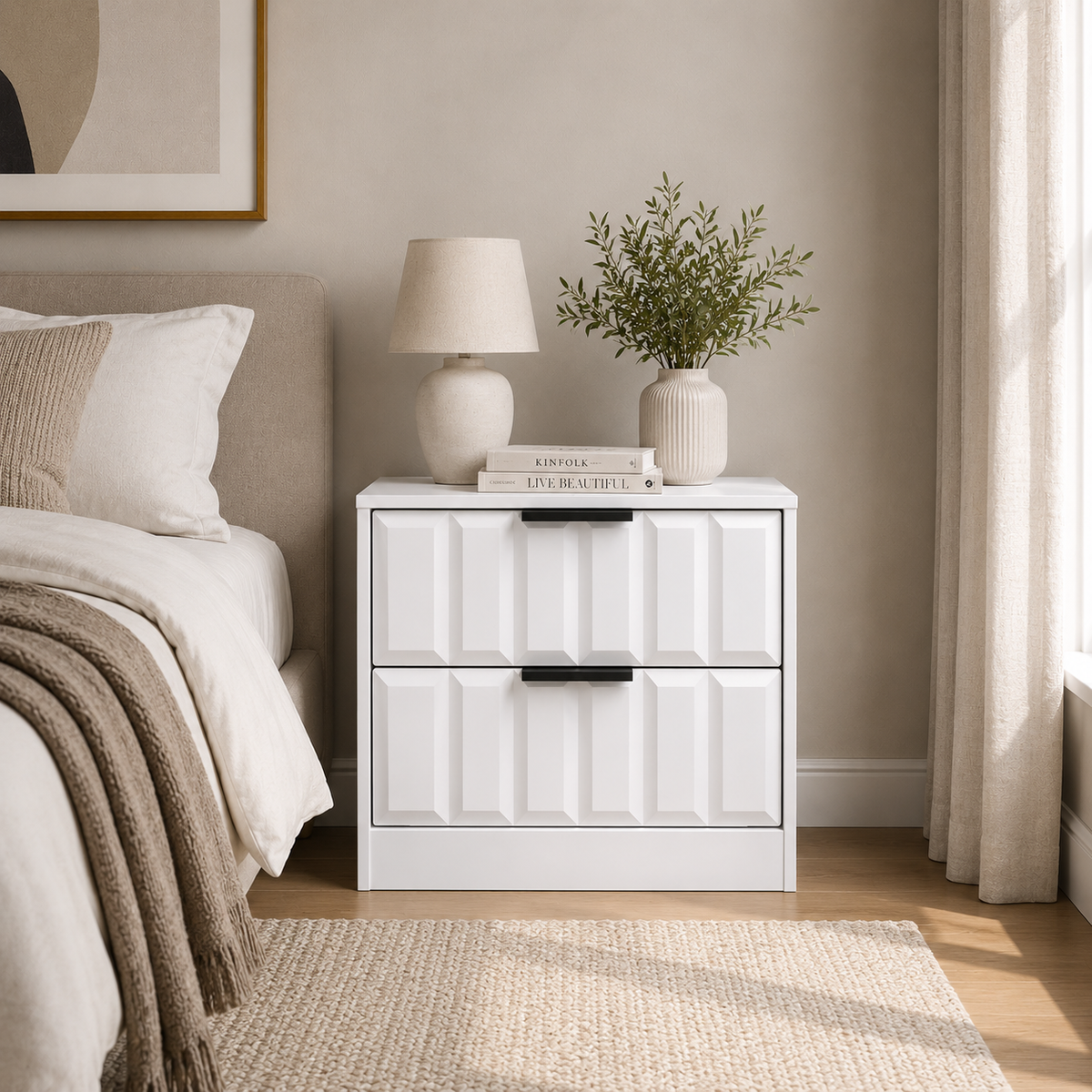 New York 2 Drawer Midi Chest