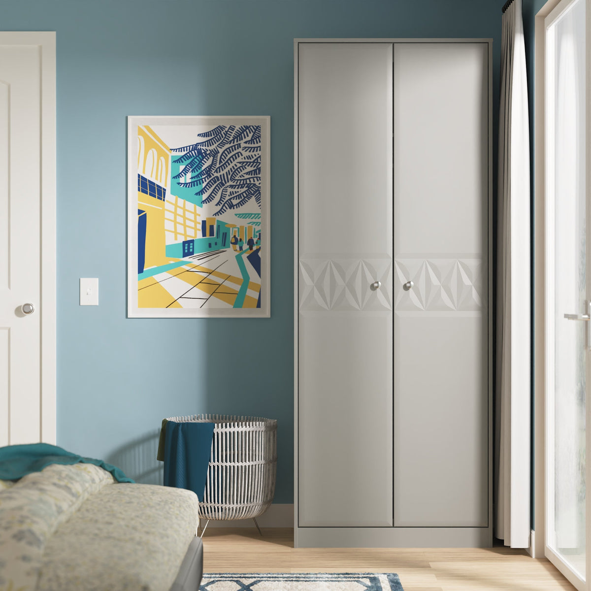 Pixel 2 Door Wardrobe