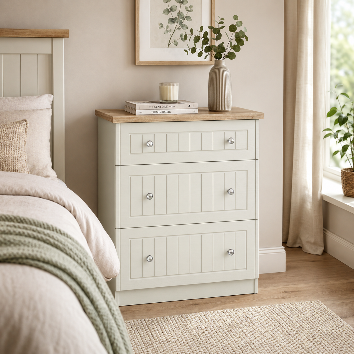 Rome 3 Drawer Deep Chest