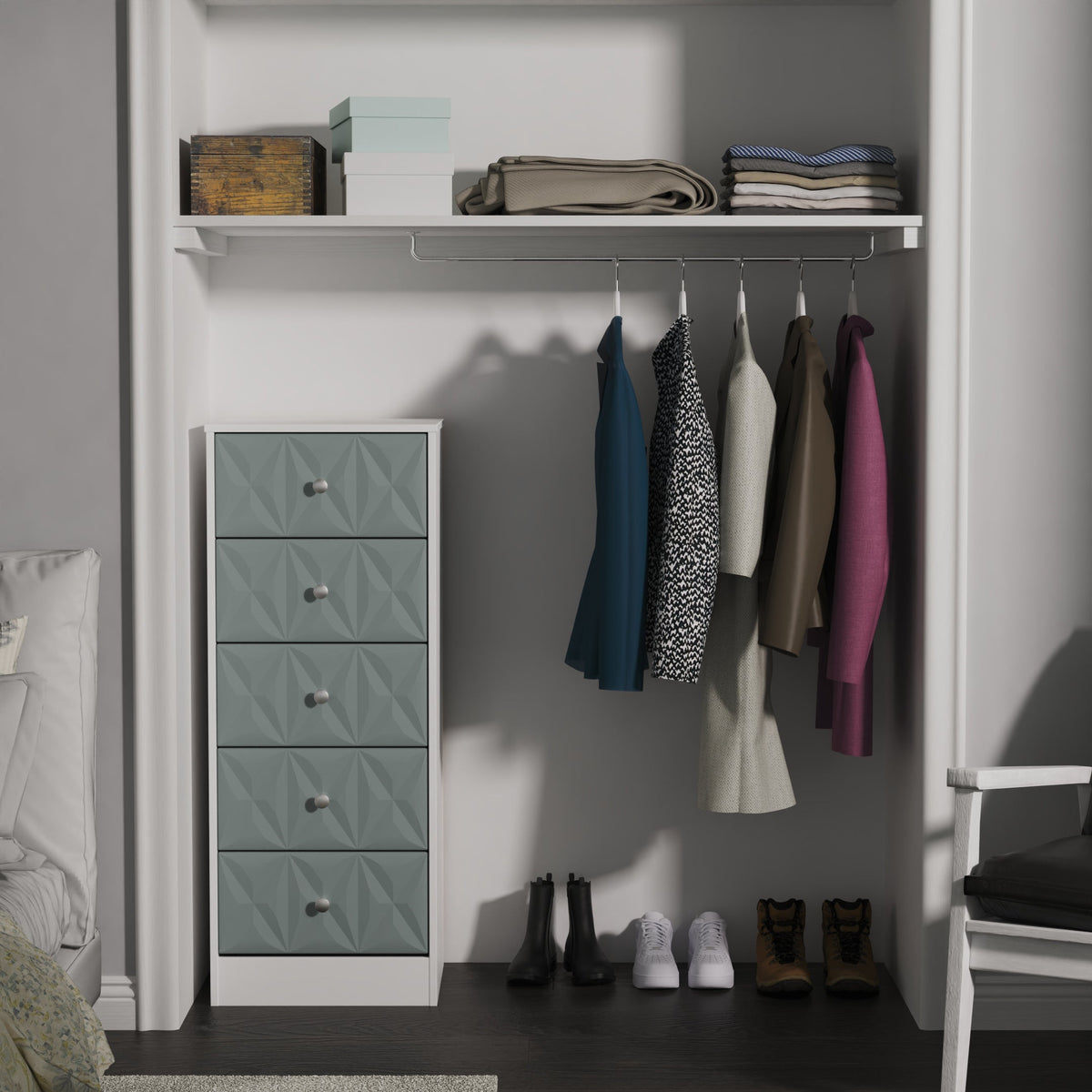 San Jose 5 Drawer Locker