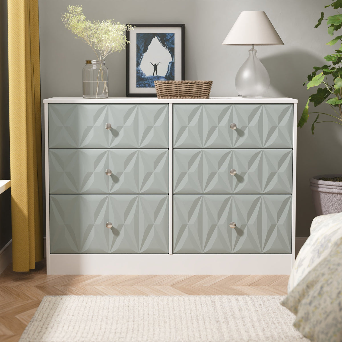 San Jose 6 Drawer Midi Chest