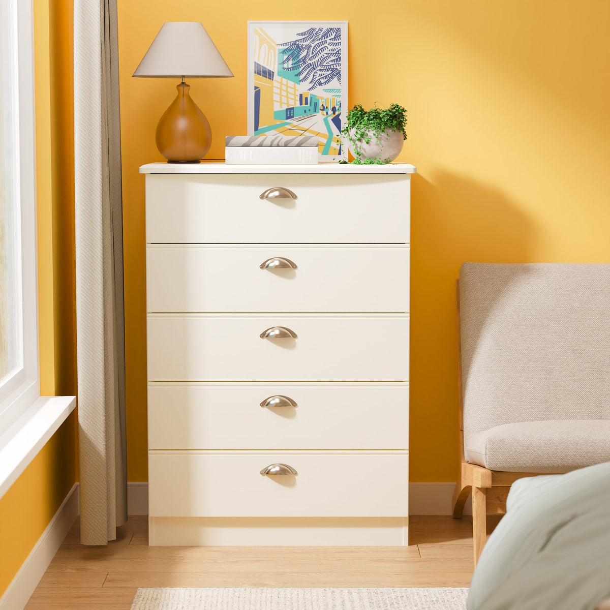 Victoria 5 Drawer Chest