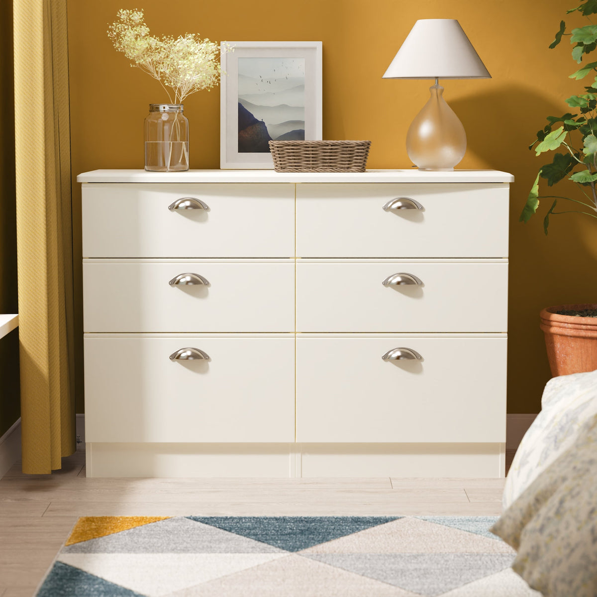 Victoria 6 Drawer Midi Chest