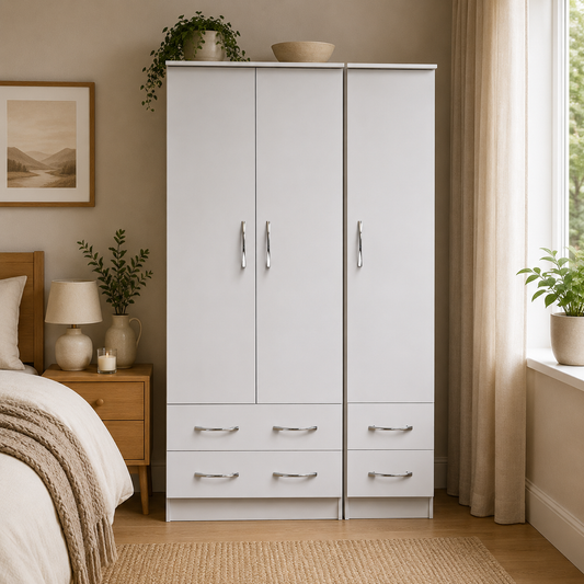Avon Triple 2 Drawer + Drawer Robe