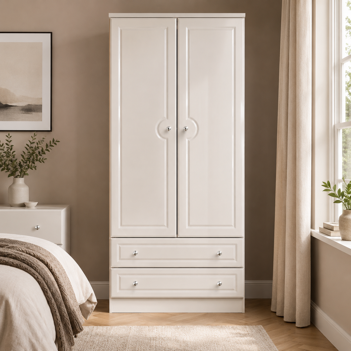Balmoral 3ft 2 Drawer Robe