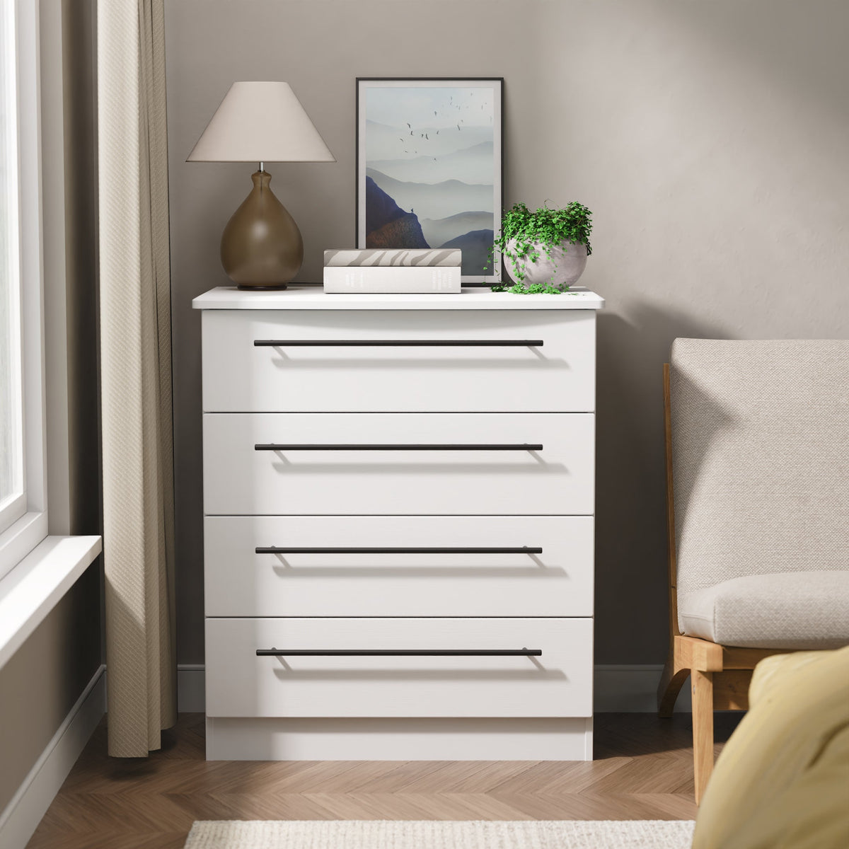 Beverley 4 Drawer Chest