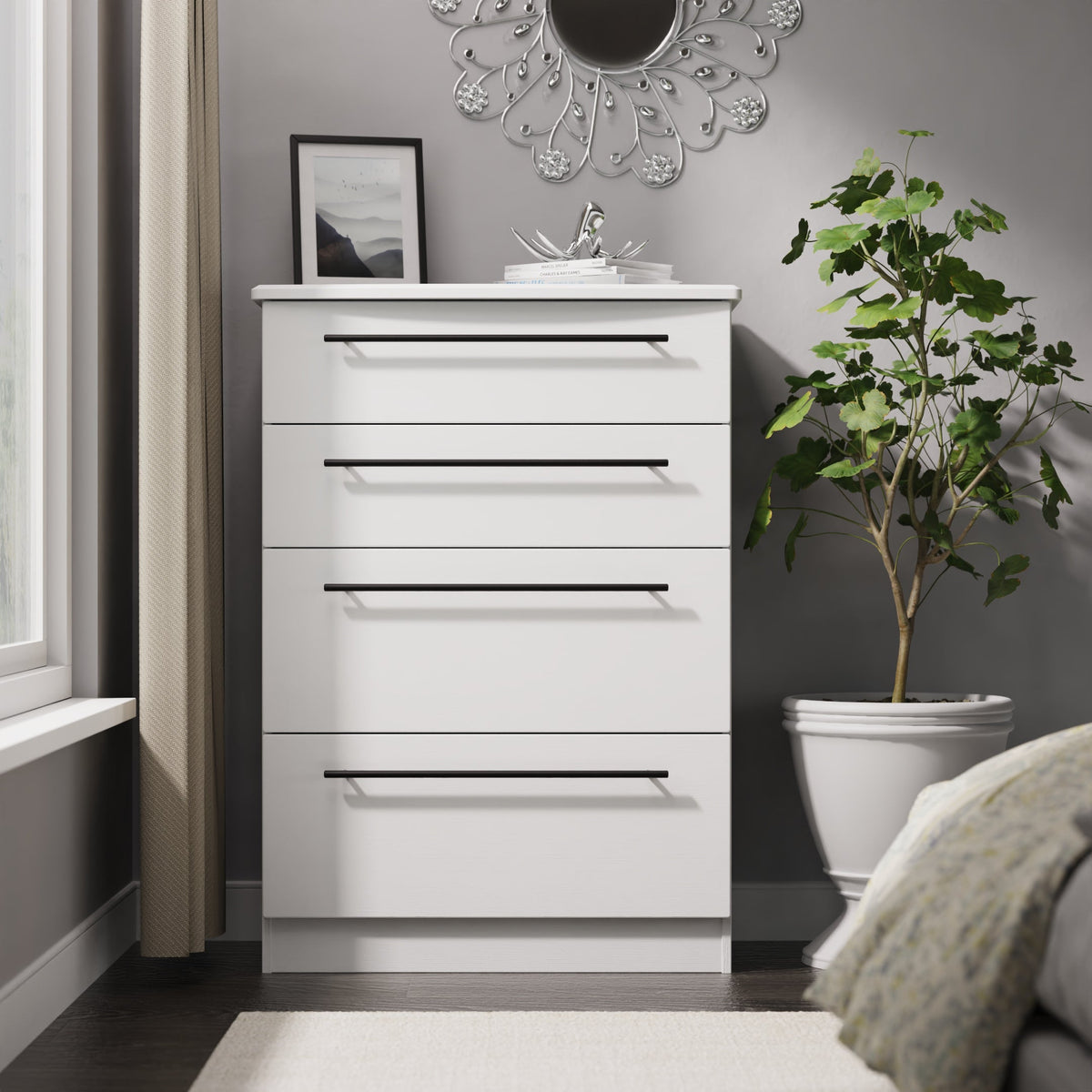 Beverley 4 Drawer Deep Chest