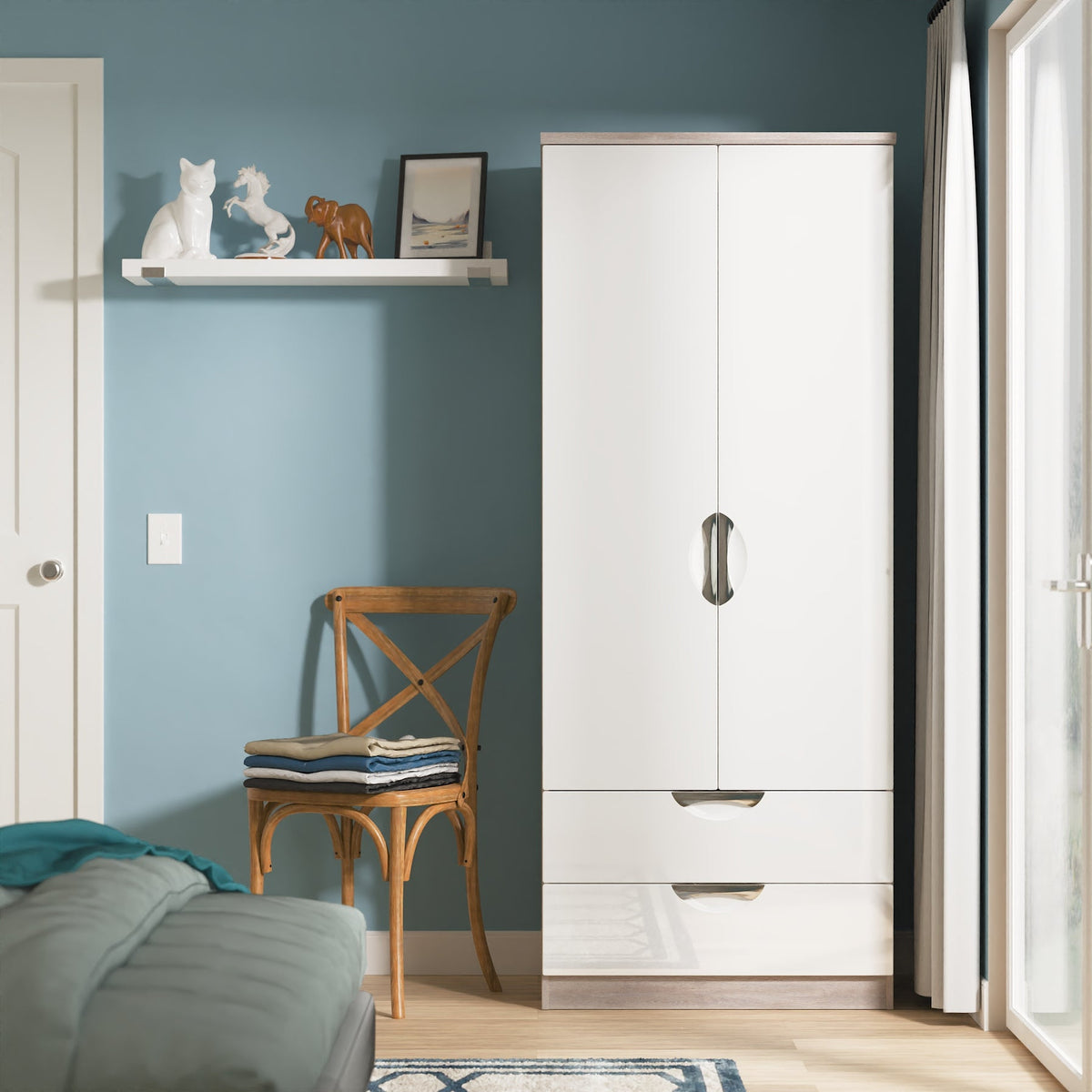 Camden 2ft 6in 2 Drawer Robe