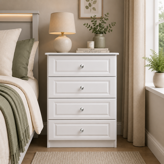 Crystal 4 Drawer Midi Chest