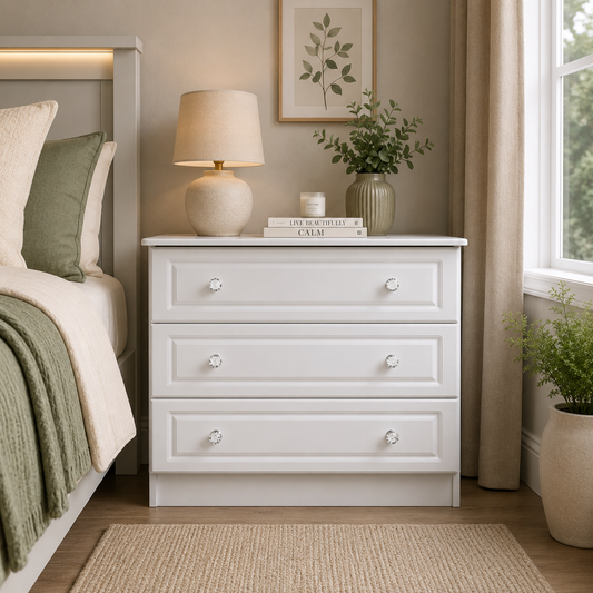 Crystal 3 Drawer Chest