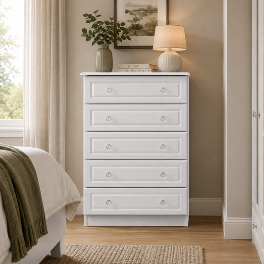 Crystal 5 Drawer Chest