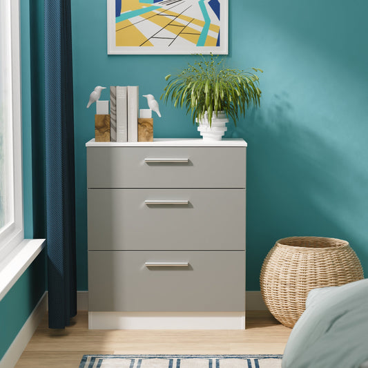 Contrast 3 Drawer Deep Chest