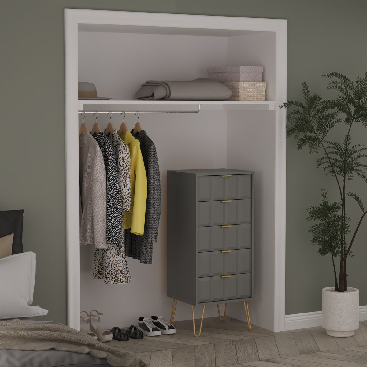 Cube 5 Drawer Locker