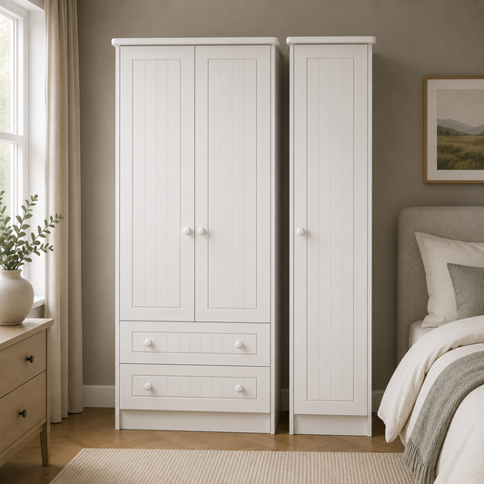 Warwick Tall Triple 2 Drawer Robe
