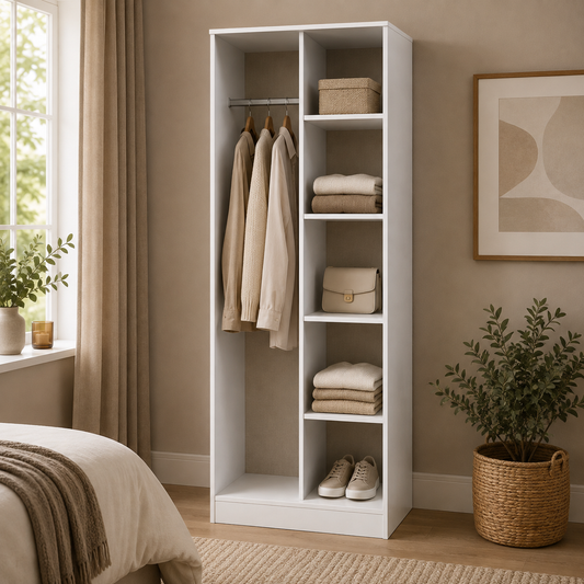 Diego Open Shelf Wardrobe