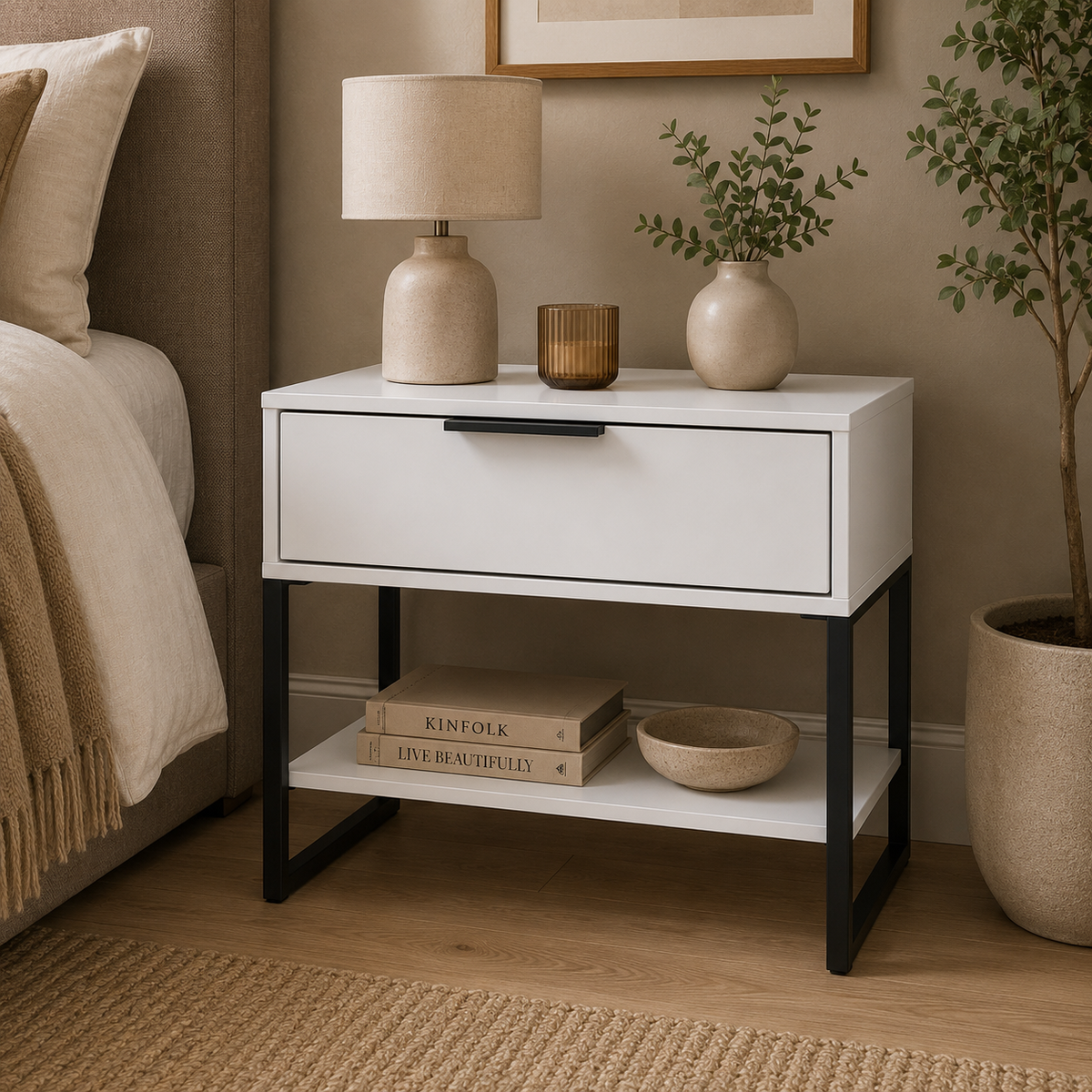 Diego Single One Drawer Midi