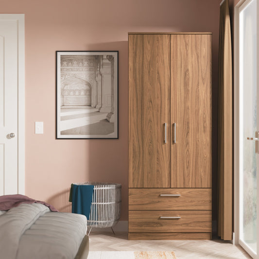 Devon 2ft 6in 2 Drawer Robe