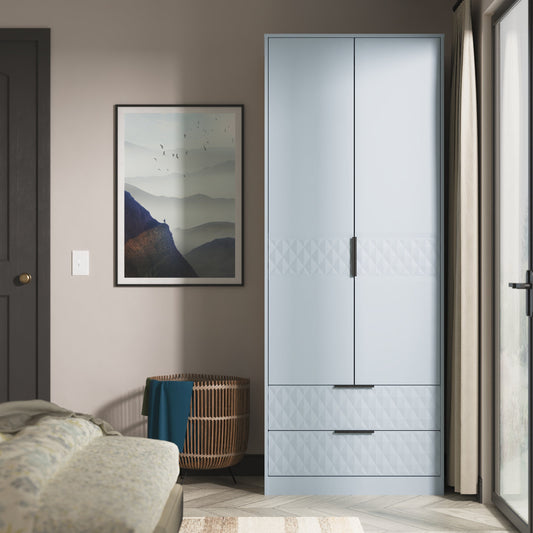 Harlequin 2 Drawer Wardrobe
