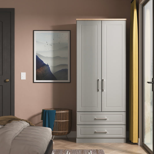 Kent 2ft 6in 2 Drawer Robe