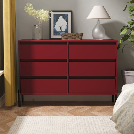 Leona 6 Drawer Midi Chest
