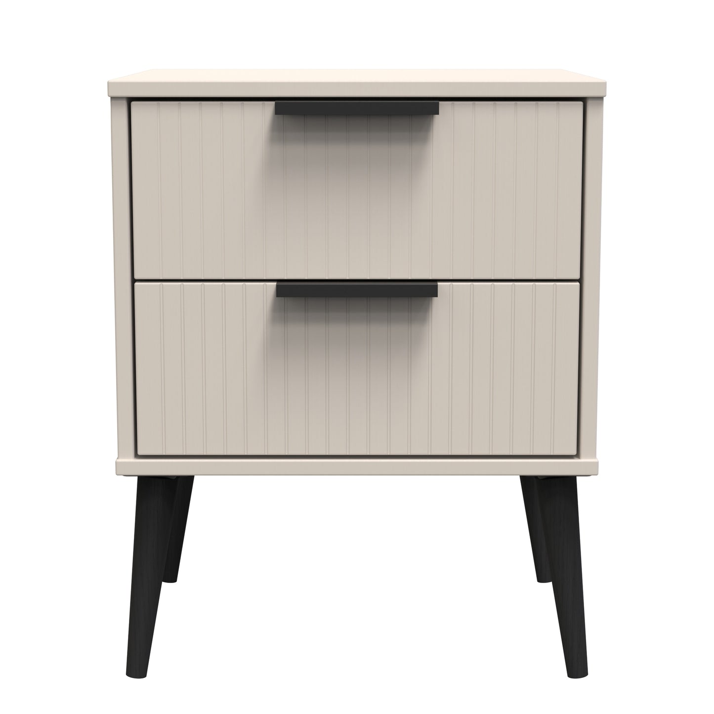 Linear (B) 2 Drawer Bedside Cabinet