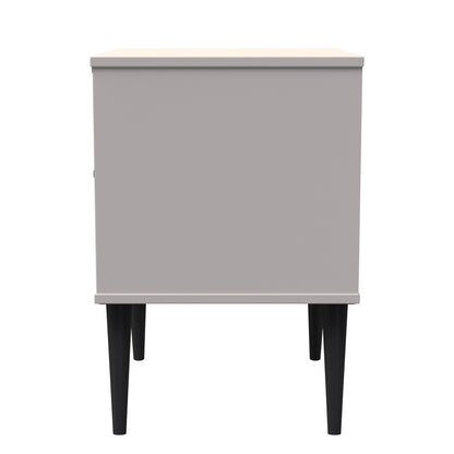 Linear (B) 2 Drawer Bedside Cabinet