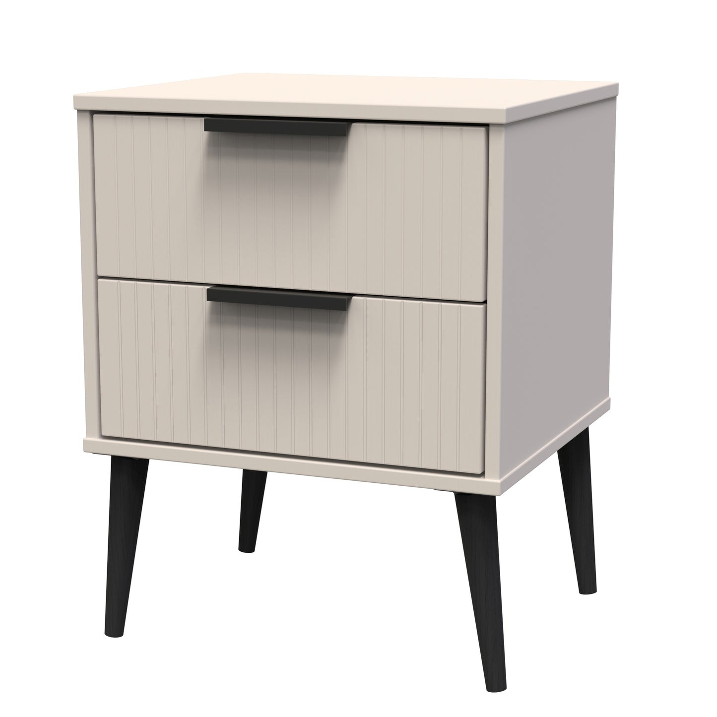 Linear (B) 2 Drawer Bedside Cabinet