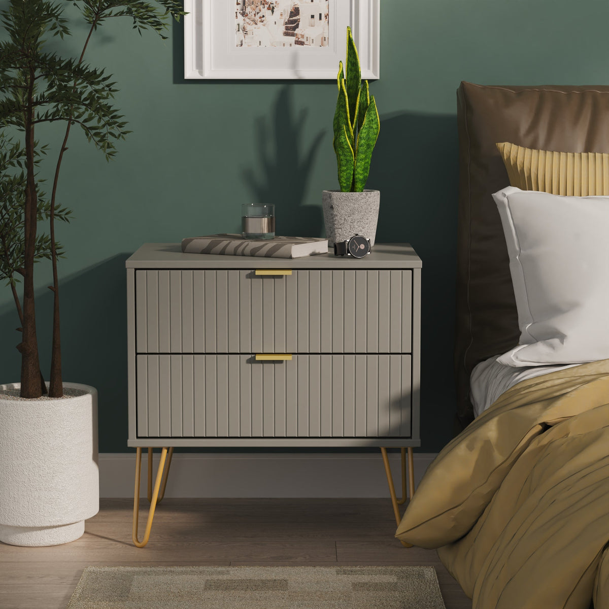 Linear 2 Drawer Midi Chest