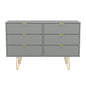 Linear 6 Drawer Midi Chest