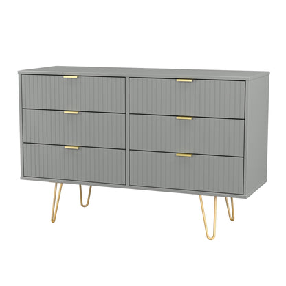 Linear 6 Drawer Midi Chest