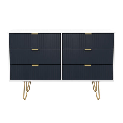 Linear 6 Drawer Midi Chest