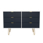 Linear 6 Drawer Midi Chest