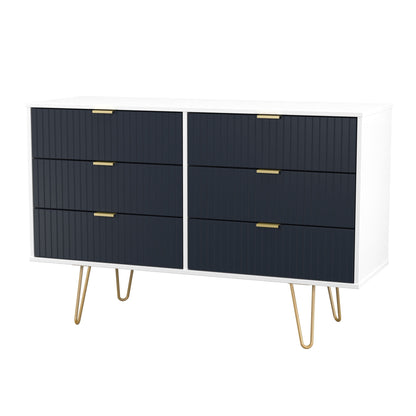 Linear 6 Drawer Midi Chest