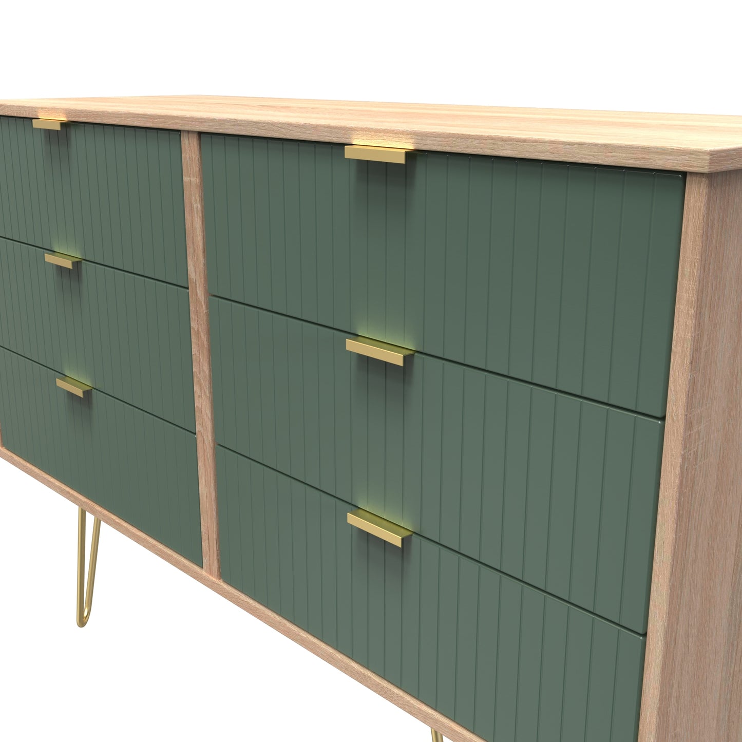 Linear 6 Drawer Midi Chest