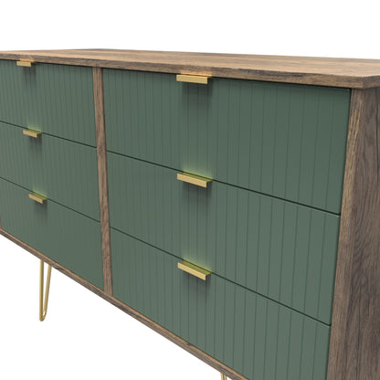 Linear 6 Drawer Midi Chest