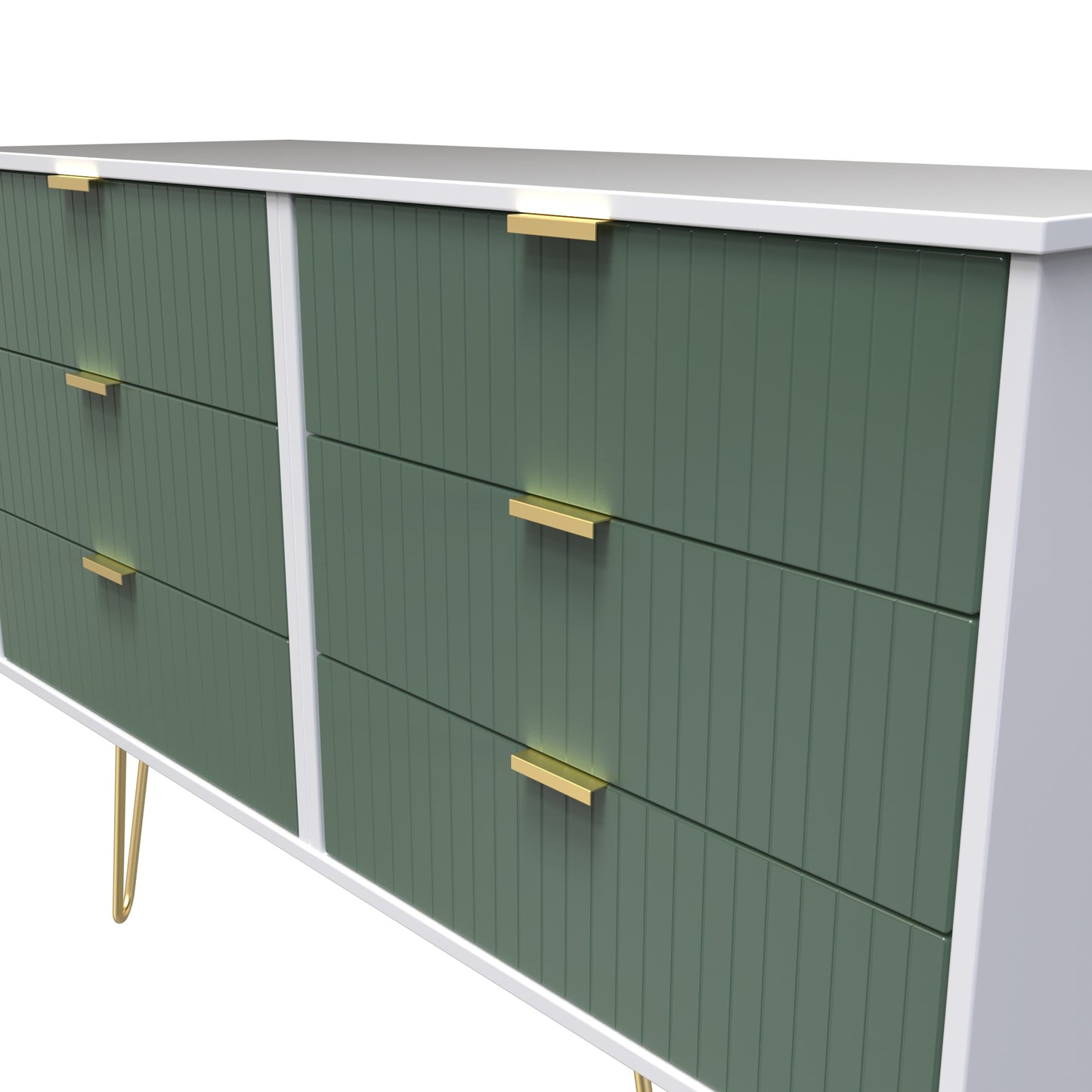 Linear 6 Drawer Midi Chest