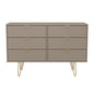 Linear 6 Drawer Midi Chest