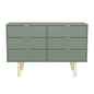 Linear 6 Drawer Midi Chest
